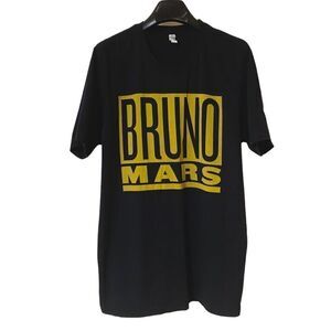 Bella Canvas Bruno Mars Men’s Unisex 24K Magic Graphic Shirt Sz L